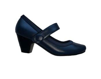 נעלי עקב דגם VIKA כחול VV-1