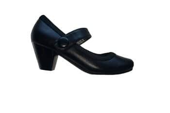 נעלי עקב דגם VIKA שחור VV-1