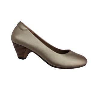 נעלי עקב דגם LENY זהב 5126-1