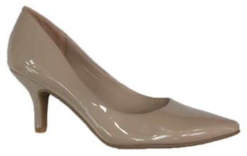 נעלי עקב דגם TATYANA בז לק IU 6180-1