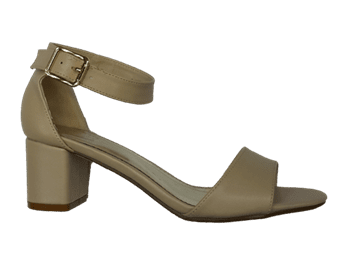 סנדלי עקב דגם :דניאלה. HL6302-13 בז' מט