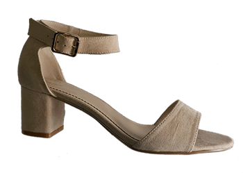 סנדלי עקב דגם :דניאלה. HL6302-13A בז' נובוק