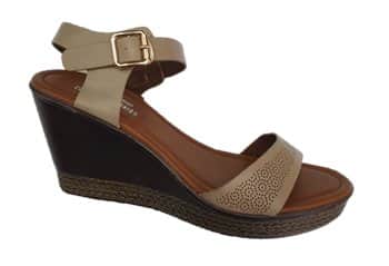 סנדלי עקב דגם : זהבה. IR69860-2 בז'