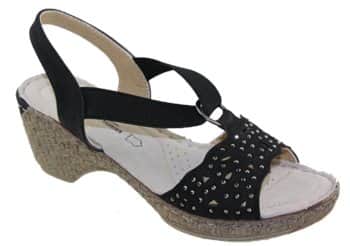 סנדלי עקב דגם: סמנטה. T11-S01205 שחור