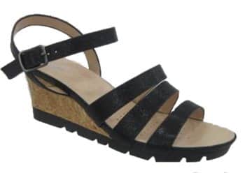 סנדלי עקב דגם: ליבי. GC80386-14 שחור