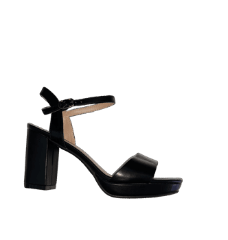 סנדלי עקב דגם אולגה. GP 26071-25 שחור