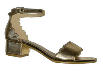 סנדלי עקב דגם : דונה. HL 8899-1 זהב