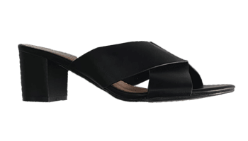 סנדלי עקב דגם:לינדה. GP89062-90 שחור