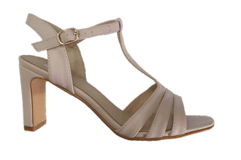 סנדלי עקב דגם: נאדיה. GPA 1727-5 בז'