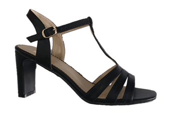 סנדלי עקב דגם: נאדיה. GPA 1727-5 שחור