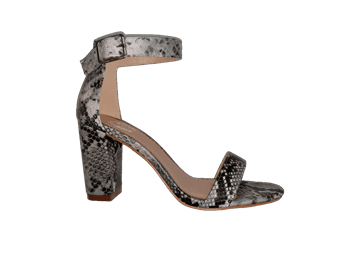 סנדלי עקב דגם: לוליטה. DC 39237-56 אפור נחש