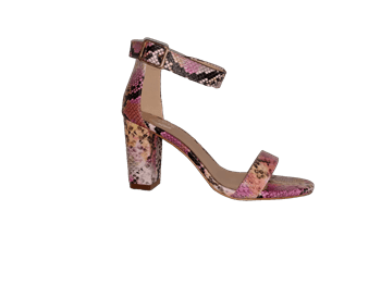 סנדלי עקב דגם: לוליטה. DC 39237-56 אפור נחש