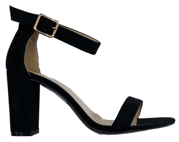 סנדלי עקב דגם: לוליטה. DC 39237-56 שחור נובוק