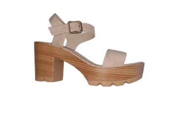 סנדלי עקב. דגם:קלואי. EMA 3425-1A נובוק בז'