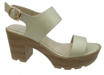 סנדלי עקב. דגם:גי'גי . EMA3425-8 זהב מטלי