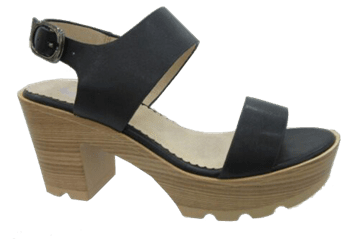 סנדלי עקב. דגם:גי'גי . EMA3425-8 שחור