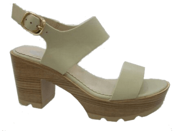 סנדלי עקב. דגם: גי'גי . EMA3425-8 בז'