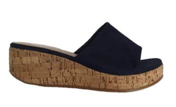 סנדלי עקב. דגם: פלאיה. EM8201--B1 נייבי