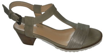 דגם: יולנדה. סנדלי עקב SH005-2 אפור