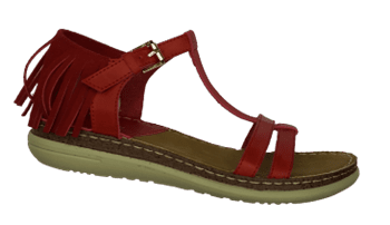 דגם: ביאטריס. סנדל שטוח BF-1720-D2 אדום