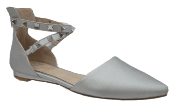 דגם: קייט. סנדל שטוח. GC1259-72 כסף מטלי